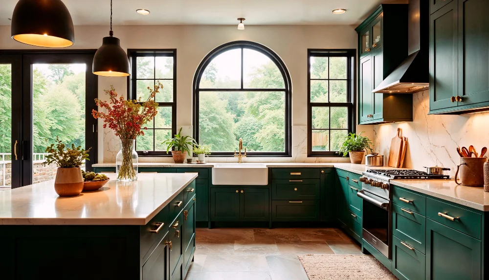 Luxury Modern Kitchen Interior Design in Dubai
