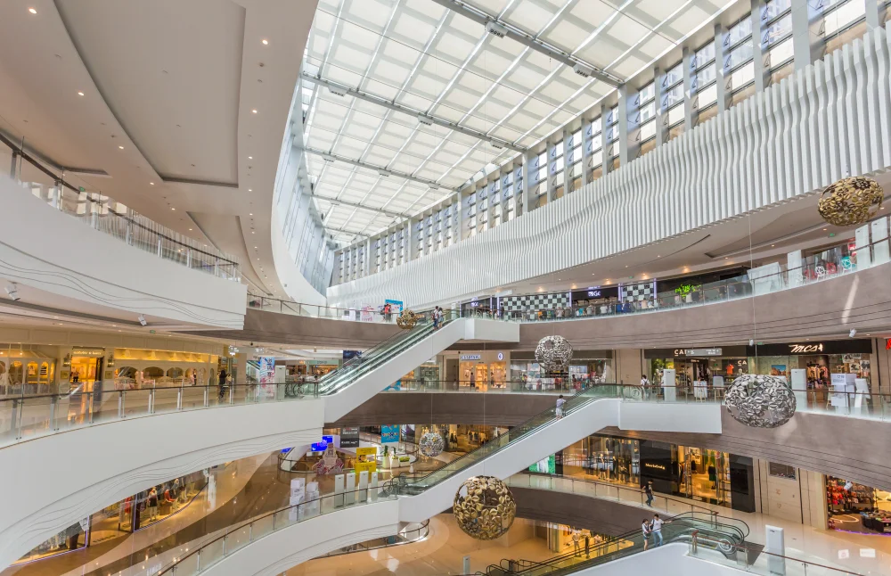 Luxury Shopping Mall Interior Design in Dubai