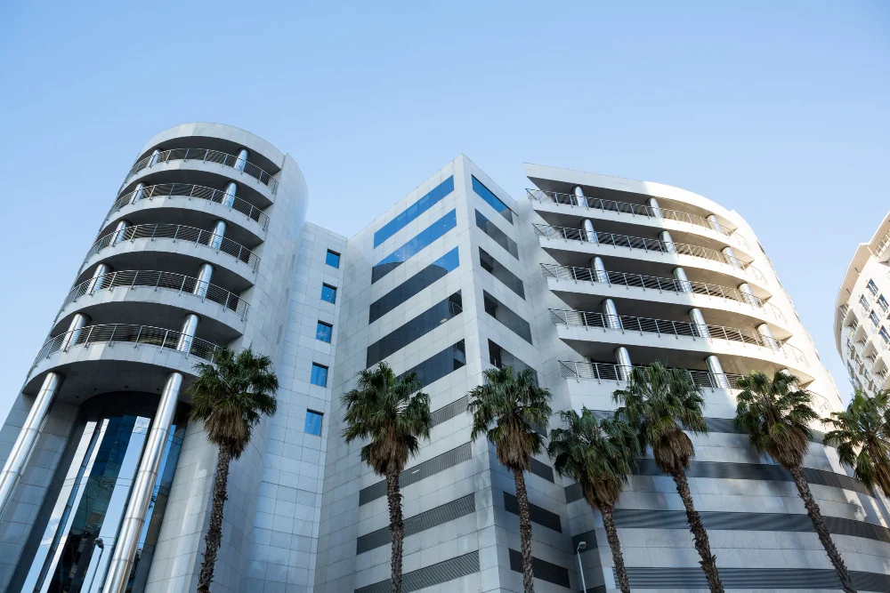 Modern Hotel Exterior Design in Dubai